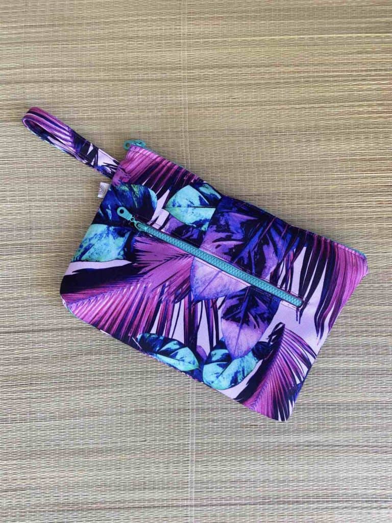 Wet Bag Purple Feather